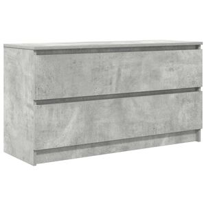 vidaXL Tv-meubel 100x35x54 cm bewerkt hout betongrijs