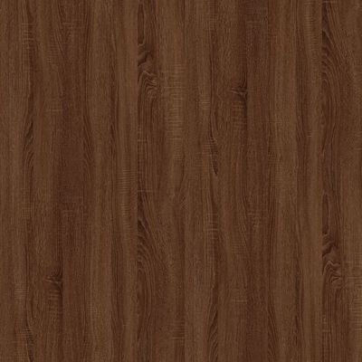 vidaXL Dressoir 100x30x59,5 cm bewerkt hout bruin eikenkleur