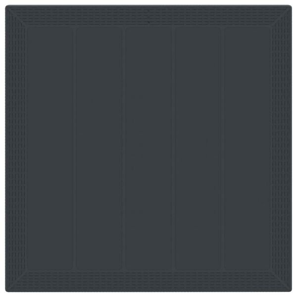 vidaXL Tuin Eetset 3 pcs Antraciet Polypropyleen