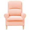 vidaXL Fauteuil Roze 76 x 94 x 102 cm Sharpa stof