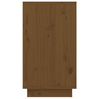 vidaXL Schoenenkast 110x34x61 cm massief grenenhout honingbruin