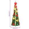 vidaXL Kunstkerstboom pop-up 50 LED's 120 cm groen