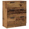 vidaXL Dressoirs 3 st 60x30x70 cm bewerkt hout oud houtkleurig