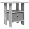 vidaXL Nachtkastje Beton Grijs 41 x 40 x 45 cm Bewerkt hout
