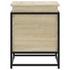 vidaXL Opbergbox met deksel 60x40x51,5 cm bewerkt hout sonoma eiken