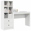 vidaXL Bureau met lade 2 pcs Wit