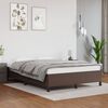 vidaXL Bedframe kunstleer bruin 140x200 cm