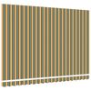 vidaXL Vervangingsdoek voor zonnescherm Groen en geel 430 x 345 cm