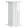 vidaXL Plantenstandaard Hoogglans Wit 30,5 x 30 x 60,5 cm Bewerkt hout