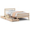 vidaXL Bedframe zonder matras massief grenenhout 90x200 cm