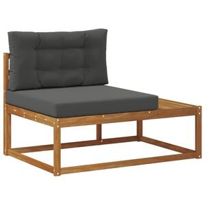 vidaXL Buiten Eindbank Naturel 115 x 83 x 73 cm Massief Acaciahout