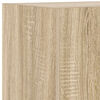 vidaXL Tv-wandmeubelen met LED 2 st 40,5x35x40 cm sonoma eikenkleurig