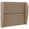 vidaXL Hoofdbord oor Bruin 80 x 23 x 6 cm PVC