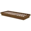 vidaXL Bedframe massief hout honingbruin 75x190 cm