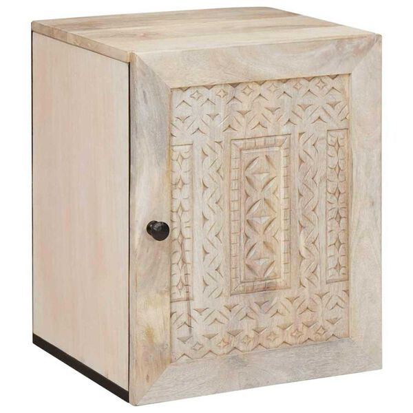 vidaXL Badkamerkast met opslag Wit 38 x 33 x 48 cm Bewerkt hout