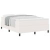 vidaXL Boxspringbed Cr&egrave;me en Wit 160 x 200 cm Katoen Stof