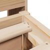 vidaXL Bedframe zonder matras massief grenenhout 140x200 cm