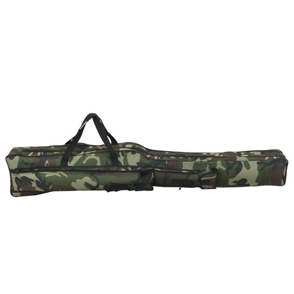 vidaXL Hengeltas 160 cm camouflage oxford stof groen