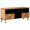 vidaXL Opslagkasten Bruin 100 x 33,5 x 46 cm Massief Mango Hout