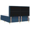 vidaXL Boxspringbed met matras met hoofdeinde Blauw 180 x 200 cm Stof