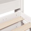 vidaXL Bedframe zonder matras massief grenenhout wit 200x200 cm