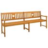 vidaXL Tuinbank 4 -zits 220 x 56 x 90 cm Massief Acaciahout Naturel