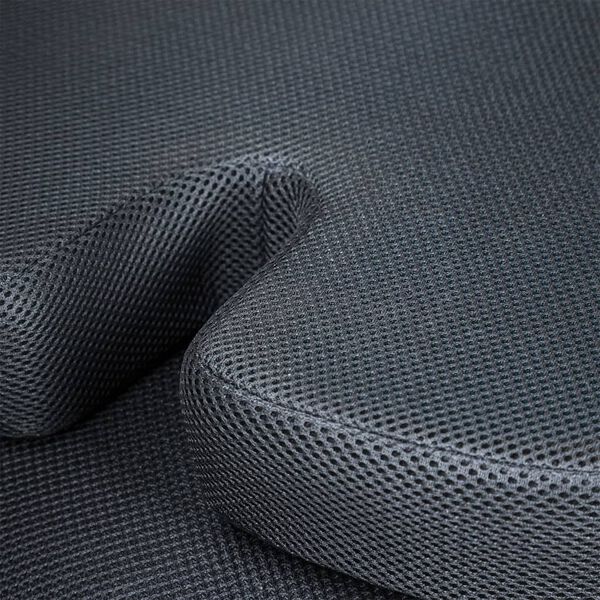 HI Rugkussen 45x35x7 cm zwart