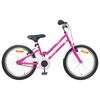 vidaXL Kinderfiets 22 Inch voor 7-12 jaar oud Roze Wit