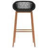 vidaXL Barstoelen 2 st zwart