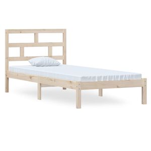 vidaXL Bedframe massief grenenhout 100x200 cm