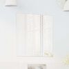 vidaXL Wandspiegel Vierkant 40 x 40 cm gehard glas