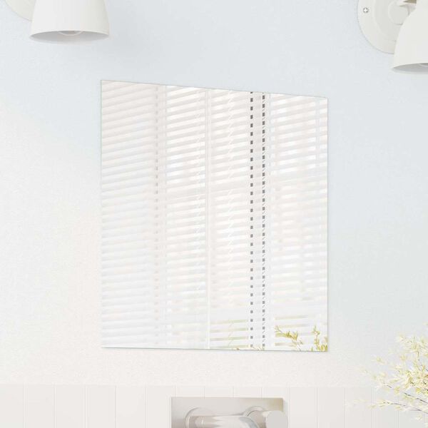 vidaXL Wandspiegel Vierkant 40 x 40 cm gehard glas