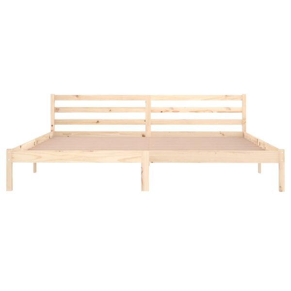 vidaXL Bedframe massief grenenhout 200x200 cm