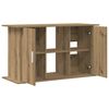 vidaXL Aquariumstandaard Artisan Eikenhout 101x41x58 cm Bewerkt Hout