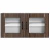 vidaXL Keukenkast met plank Bruin Eiken 80 x 31 x 40 cm Bewerkt hout