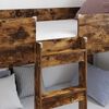 vidaXL Bunk Bed voor Kinderen Gerookt eiken 100 x 190 cm Bewerkt hout