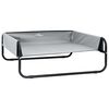 vidaXL Hondenbed Lichtgrijs 57 x 57 x 24 cm Staal