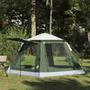 vidaXL Directe Tent met opslag Groen 205 x 205 x 143 cm Staal