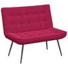 vidaXL Bankje 110x74x84 cm fluweel wijnrood