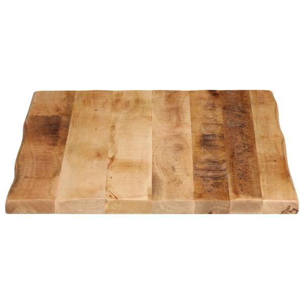 vidaXL Tafelblad met natuurlijke rand 90x60x3,8 cm massief mangohout