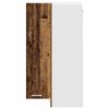 vidaXL Hangkast Oude Hout en Wit 57 x 57 x 100 cm Bewerkt hout