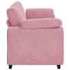vidaXL 3-zitsbank roze 220x77x82 cm fluweel