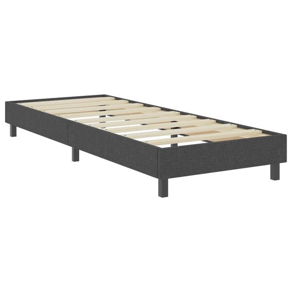vidaXL Boxspringframe stof grijs 80x200 cm
