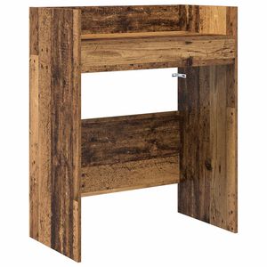 vidaXL DJ Tafel Oud hout 102 x 45 x 102 cm Bewerkt hout