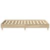 vidaXL Bedframe zonder matras 135x190cm spaanplaat sonoma eikenkleurig