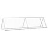 vidaXL Konijnenhok 400x105x91 cm gegalvaniseerd staal zilverkleurig