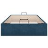 vidaXL Bedframe zonder matras 90x200 cm fluweel donkerblauw