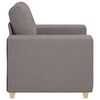 vidaXL Sofastoel Taupe 100x78x80 cm Stof