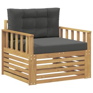 vidaXL Tuinbank Polyester Wit