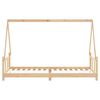 vidaXL Kinderbedframe 90x200 cm massief grenenhout